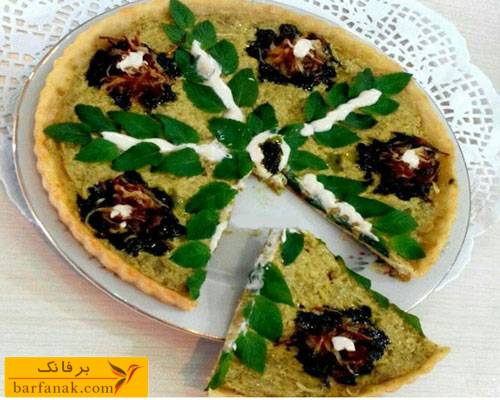 تزئین حلیم بادمجان