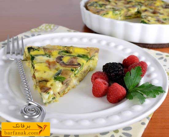 طرز تهیه املت قارچ