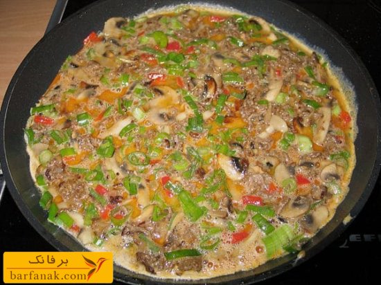 طرز تهیه املت قارچ