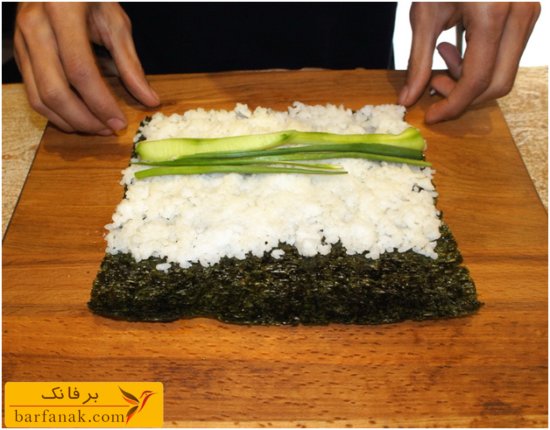 طرز تهیه سوشی