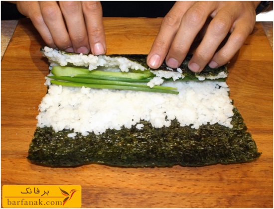 طرز تهیه سوشی