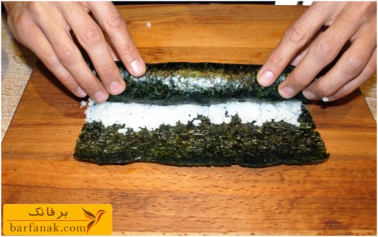 طرز تهیه سوشی