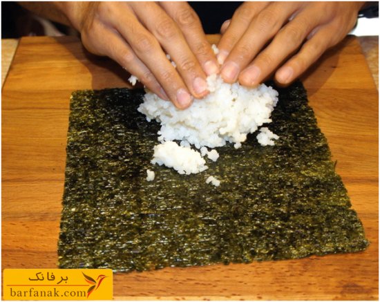 طرز تهیه سوشی