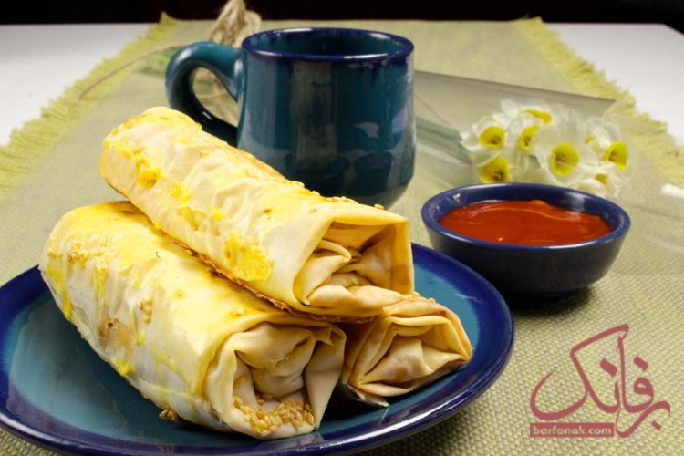 طرز تهیه بورک گوشت و پنیر