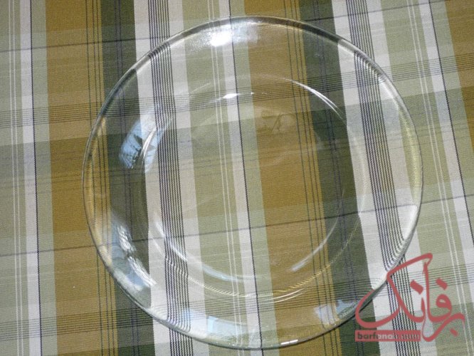 آموزش دکوپاژ روی بشقاب شیشه ای